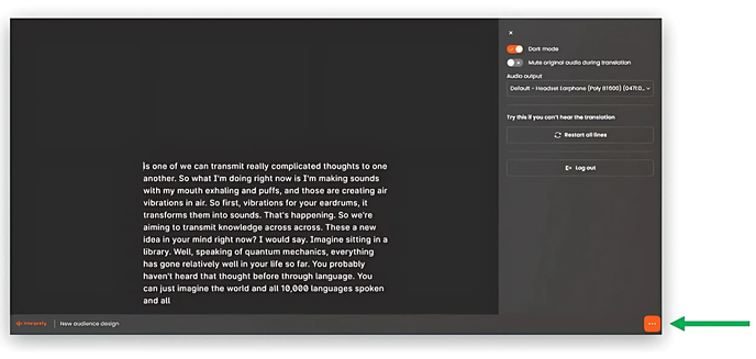 Interprefy Additional features