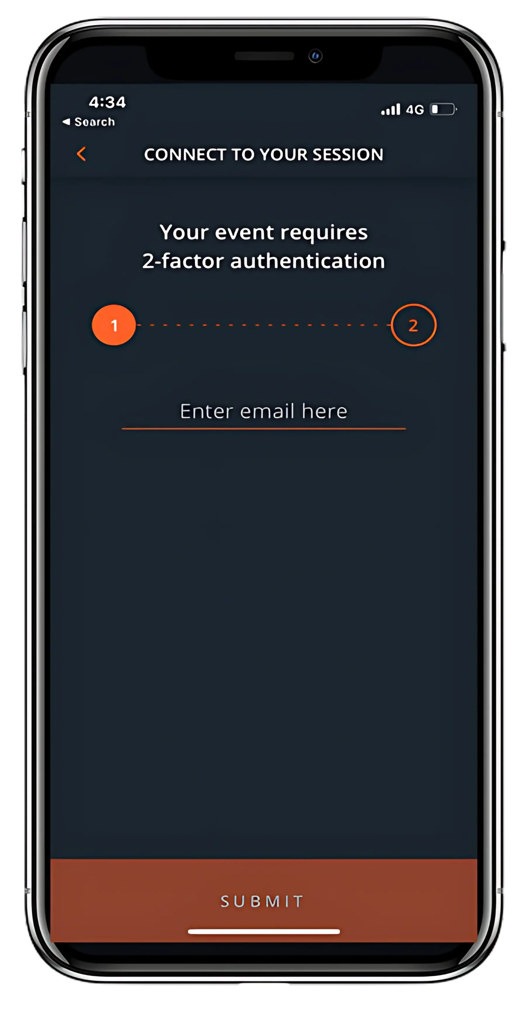 Interprefy App two-factor authentication