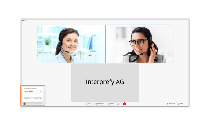 Webex and Interprefy