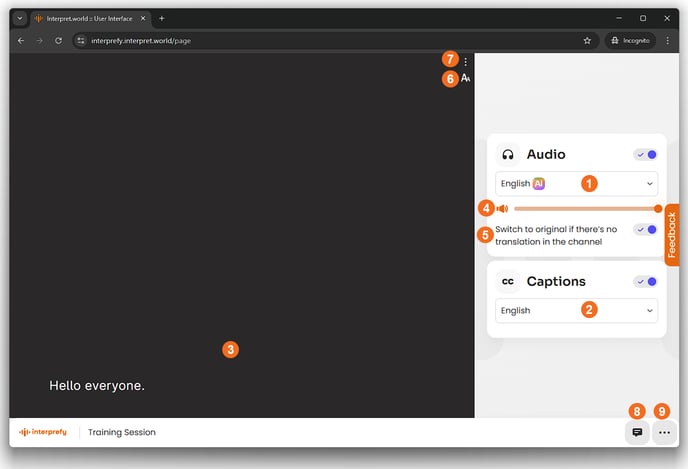 Audience Interface 3