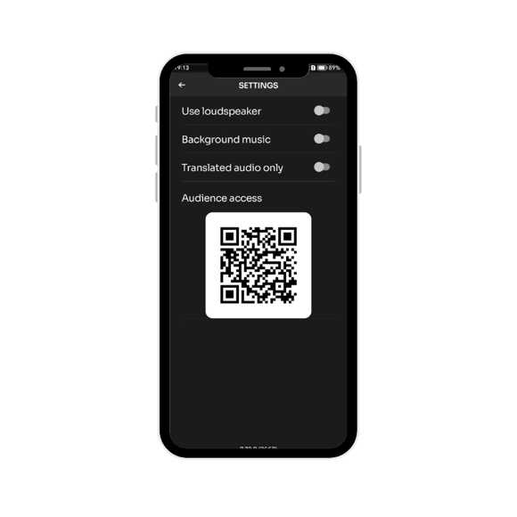 Audience Mobile Interface 7