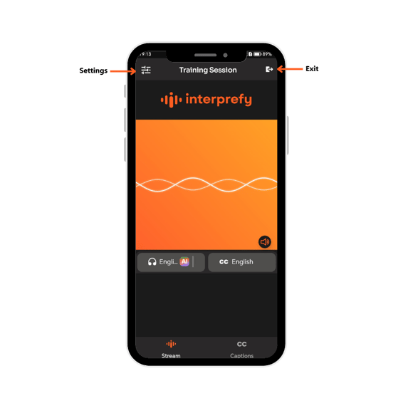 Audience Mobile Interface 9
