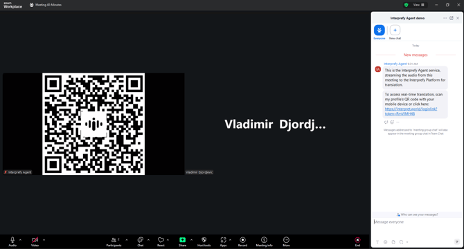 Interpréter Agent Zoom 1