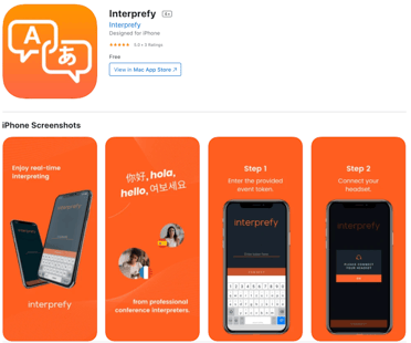 interprefy app